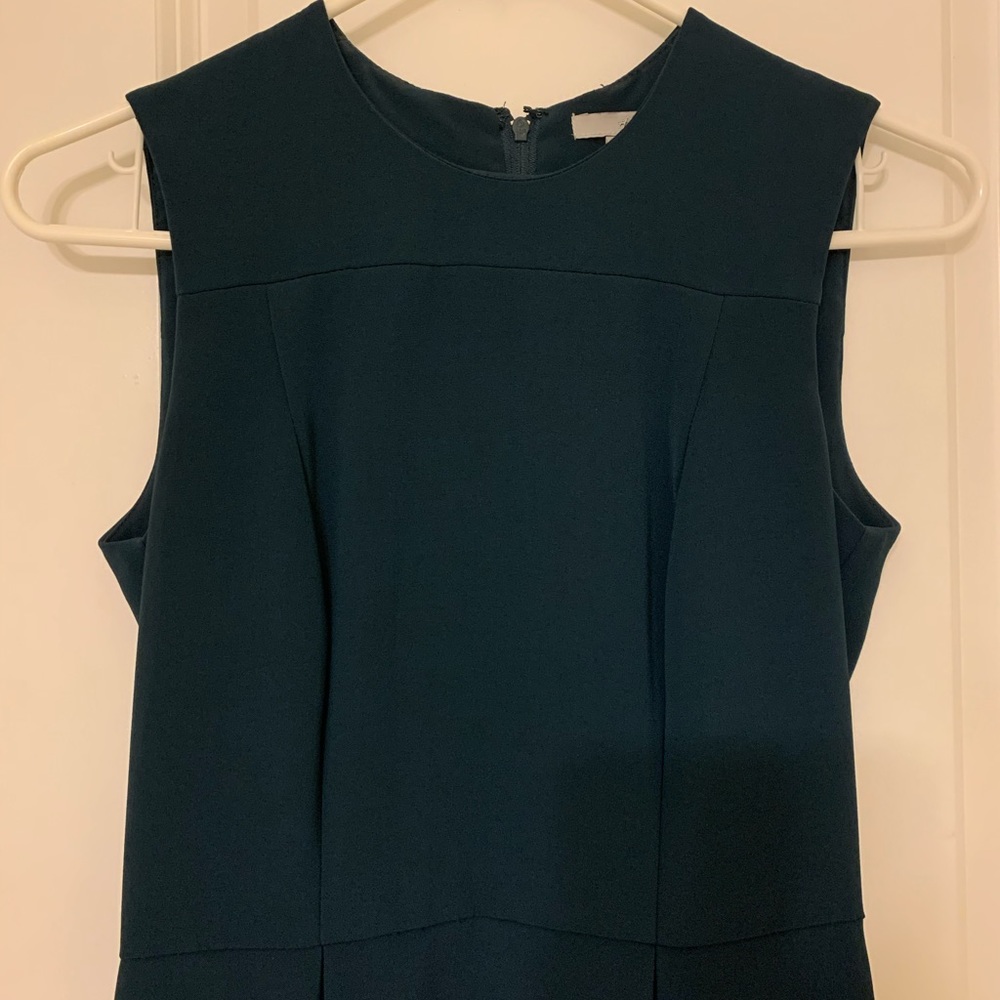 H&M Turquoise Blue Pleated Dress